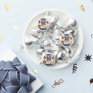Baseball 50th Birthday Thank you  Hershey®'s Kisses®
