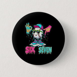 Baseball 67 Drip Six Seven Hand Signs Ice Cream Me Button