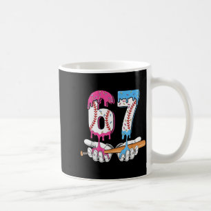 Baseball 67 Ice Cream Drip Six Seven Boys Funny Me Coffee Mug