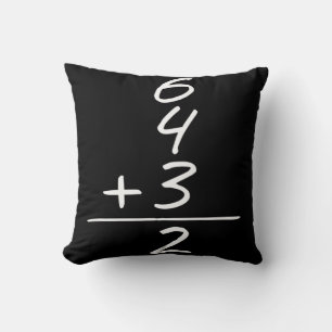 Baseball 6 4 3 Double Play Turn Two Design Throw Pillow