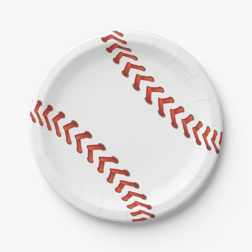 Baseball 7 Inch Paper Plate
