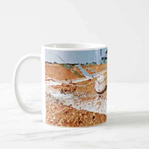 Baseball Abstract  Coffee Mug