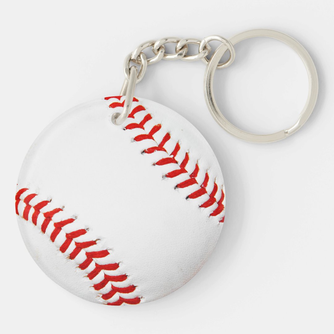 Baseball Acrylic Keychain Zazzle