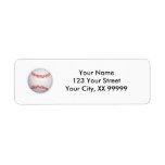 Baseball Address Labels at Zazzle