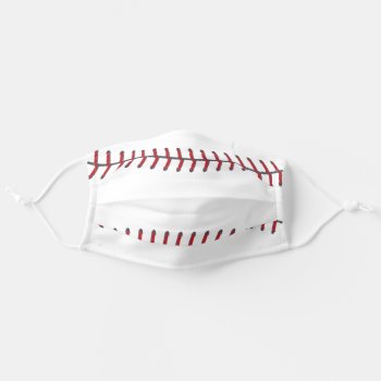 Baseball Adult Cloth Face Mask by epicdesigns at Zazzle