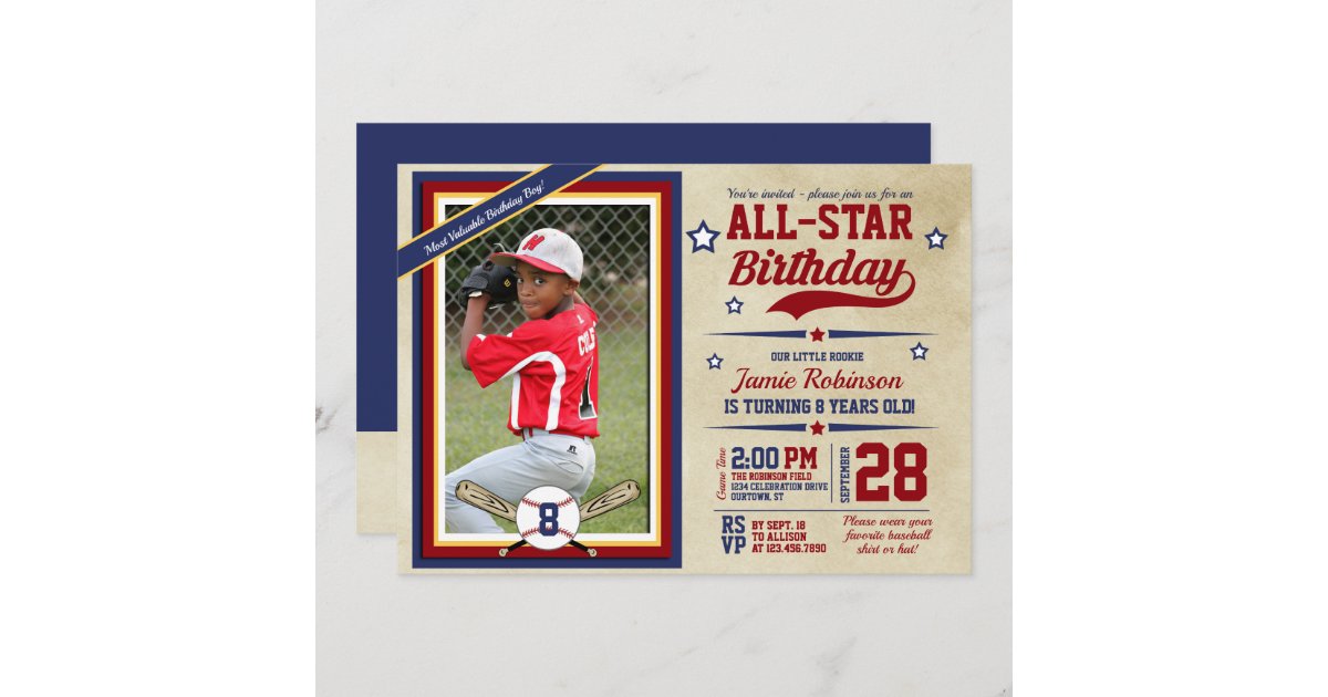 Atlanta Braves Ticket Style Sports Party Invitations  Sports party  invitations, Atlanta braves birthday, Baseball theme birthday