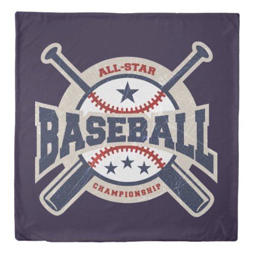 Baseball All Star Team Sport Sports Duvet Cover