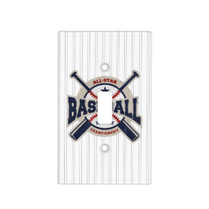 Baseball All Star Team Sport Sports Light Switch Cover