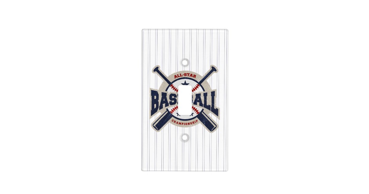 Baseball All Star Team Sport Sports Light Switch Cover Zazzle