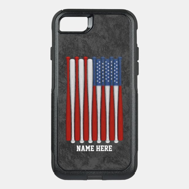 Baseball America (USA) Otterbox iPhone Case (Back)