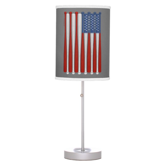 Baseball America (USA) Table Lamp (Front)