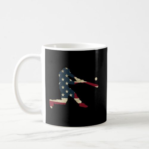 Baseball American Flag Baseballin Graphic Coffee Mug
