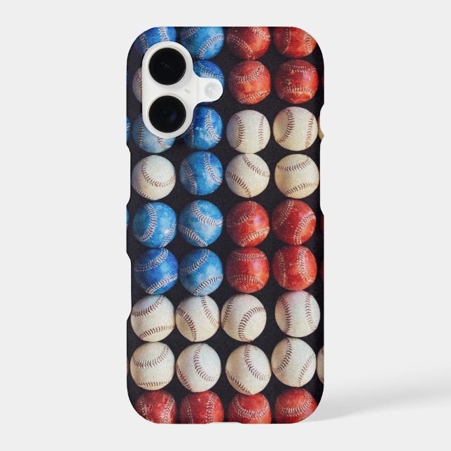 Baseball American Flag Iphone Case (Back)