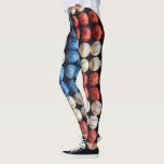 Baseball American Flag Leggings<br><div class="desc">Red, White, and Blue. . . It is the American pass time and the sport to play and watch! This baseball flag is ready to show your love of the sport while also showing your love for your country AMERICA. If you are all American and want to show USA pride...</div>