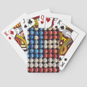 Baseball American Flag Poker Cards