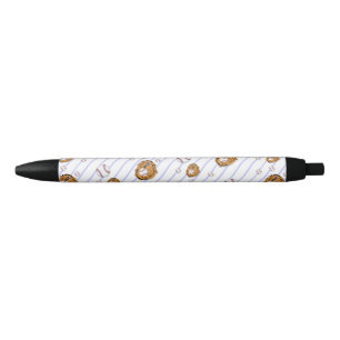 Baseball and Glove Pattern Pen