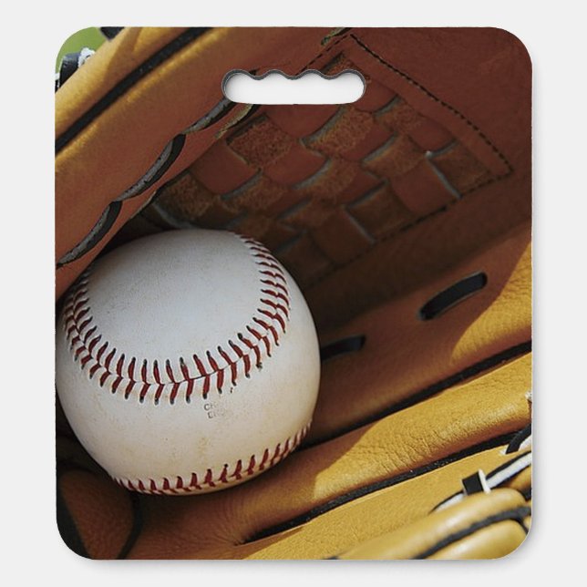 Baseball and Glove Stadium Seat Cushion (Front Vertical)