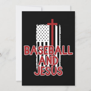 Baseball And Jesus Christian Save The Date