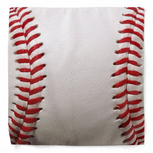 Baseball and Softball Red Stitching Bandana