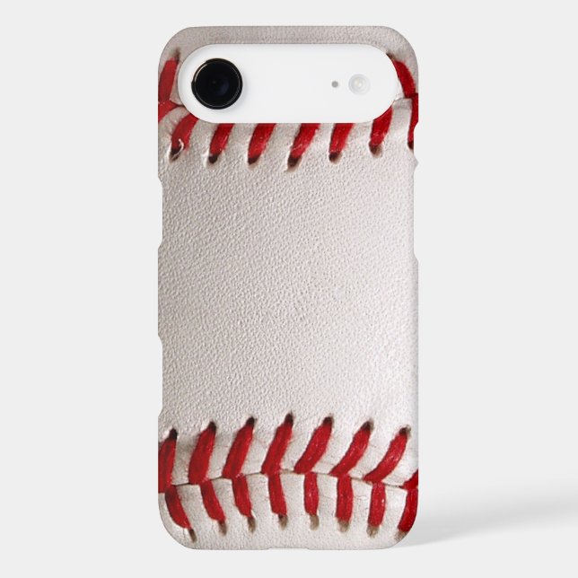 Baseball and Softball Red Stitching Case-Mate iPhone Case (Back)