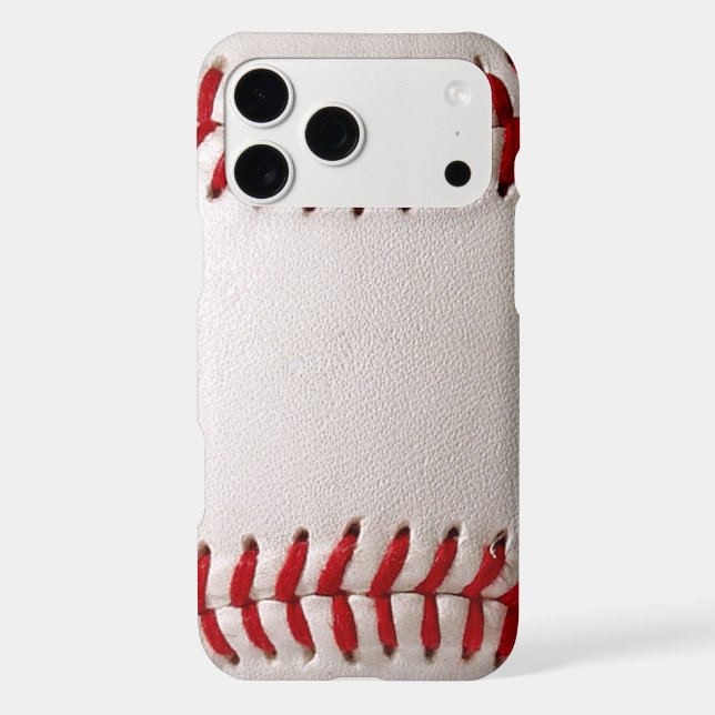 Baseball and Softball Red Stitching Case-Mate iPhone Case (Back)