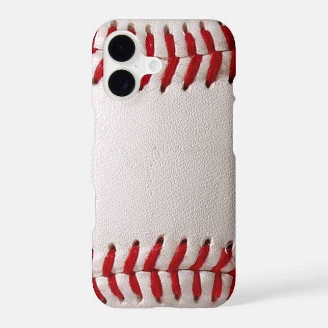 Baseball and Softball Red Stitching Case-Mate iPhone Case (Back)