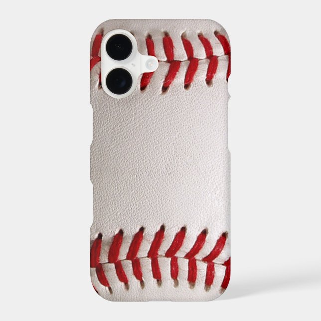 Baseball and Softball Red Stitching Case-Mate iPhone Case (Back)