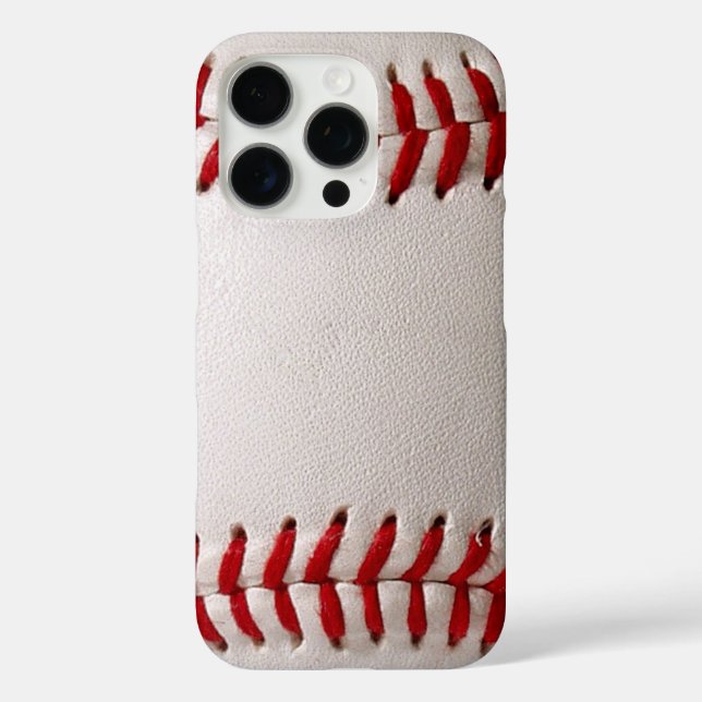 Baseball and Softball Red Stitching Case-Mate iPhone Case (Back)