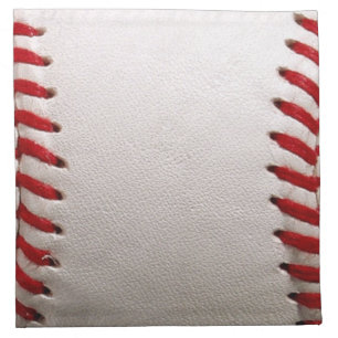 Baseball and Softball Red Stitching Cloth Napkin