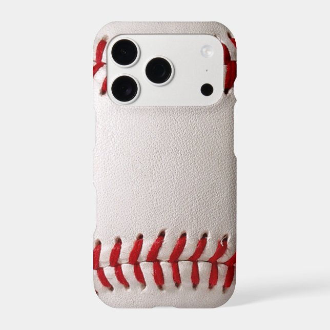 Baseball and Softball Red Stitching Iphone Case (Back)
