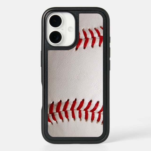 Baseball and Softball Red Stitching Otterbox iPhone Case (Back)