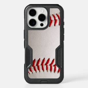 Baseball and Softball Red Stitching iPhone 16 Pro Case