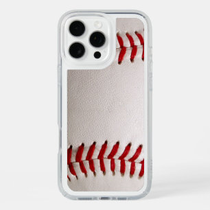 Baseball and Softball Red Stitching iPhone 16 Pro Max Case