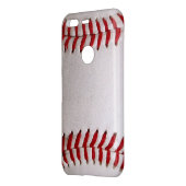 Baseball and Softball Red Stitching Uncommon Google Pixel Case (Back/Left)