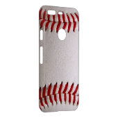 Baseball and Softball Red Stitching Uncommon Google Pixel Case (Back/Right)