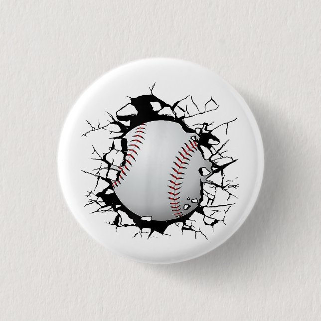 Baseball Apparel - Baseball  Button (Front)