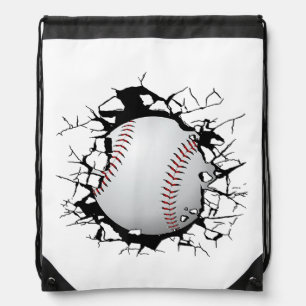 Baseball Apparel - Baseball  Drawstring Bag