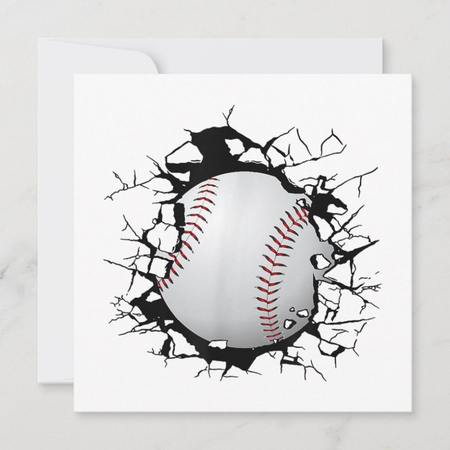 Baseball Apparel - Baseball  Invitation (Front)
