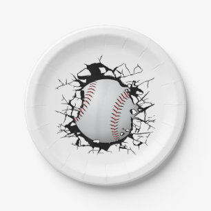 Baseball Apparel - Baseball Paper Plates