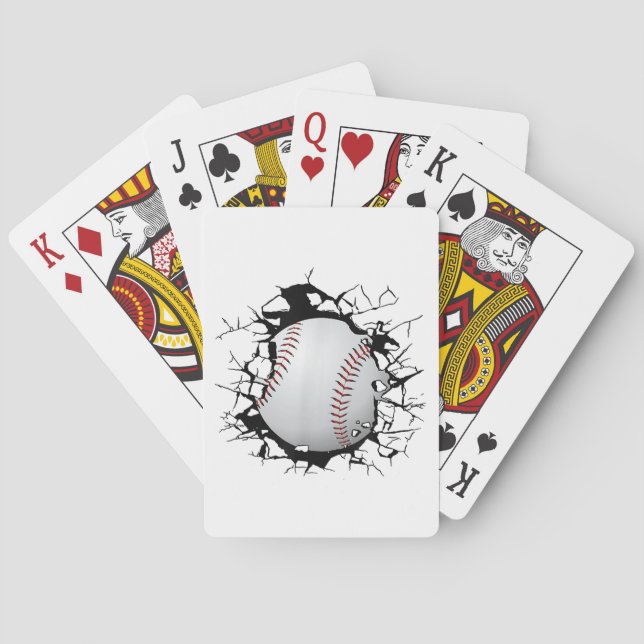 Baseball Apparel - Baseball  Poker Cards (Back)