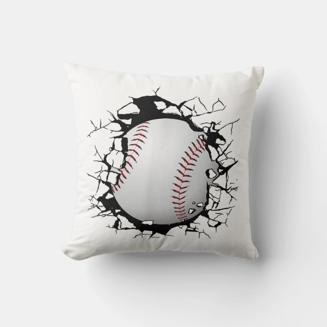 Baseball Apparel - Baseball  Throw Pillow (Front)