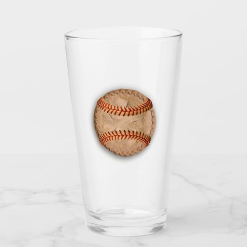 Baseball Apple Pie Glass