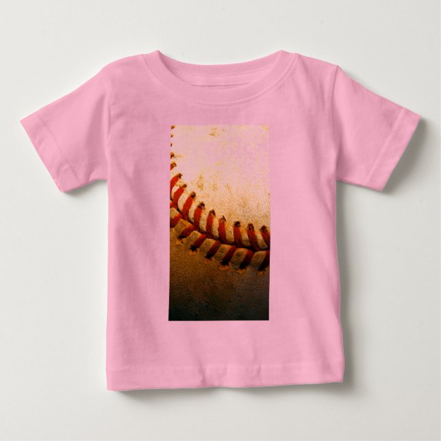 Baseball Art Baby T-Shirt (Front)