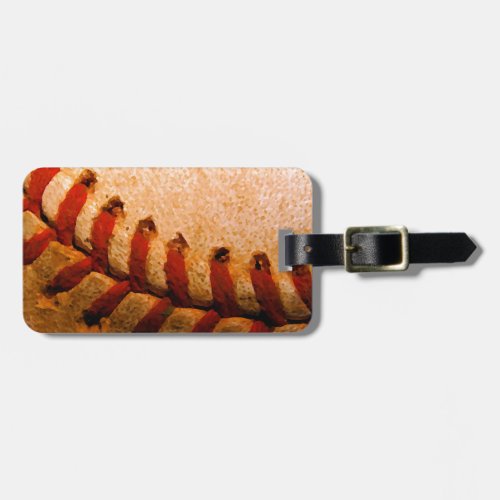 Baseball Art Luggage Tag