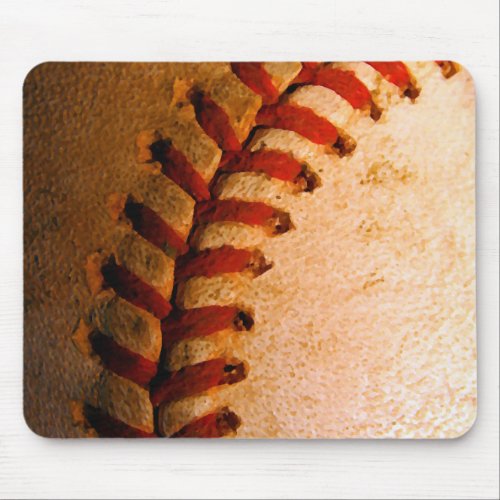 Baseball Art Mouse Pad