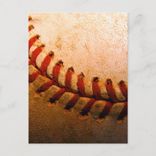 Baseball Art Postcard