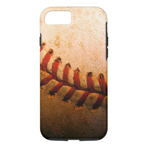 Baseball Art Though iPhone 7 Case