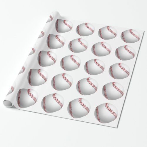 Baseball Art Wrapping Paper