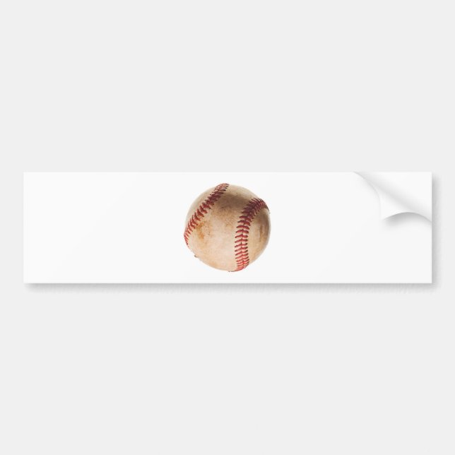 Baseball Artwork Bumper Sticker (Front)