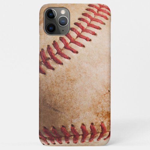Baseball Artwork iPhone 11 Pro Max Case